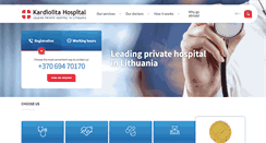 Desktop Screenshot of kardiolita.com
