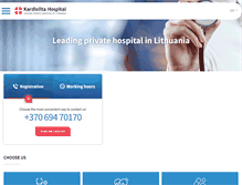 Tablet Screenshot of kardiolita.com